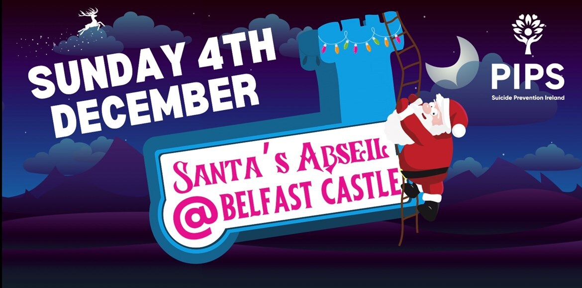 Santa's Abseil @ BELFAST CASTLE